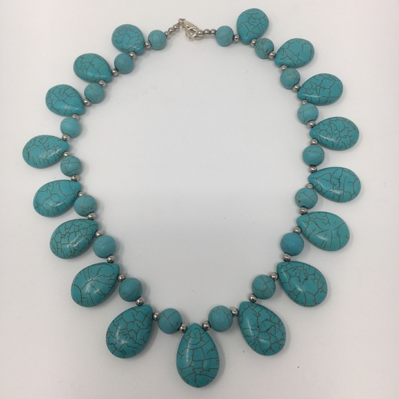 Jewelry Turquoise Teardrop Beads - Picture 6 of 9